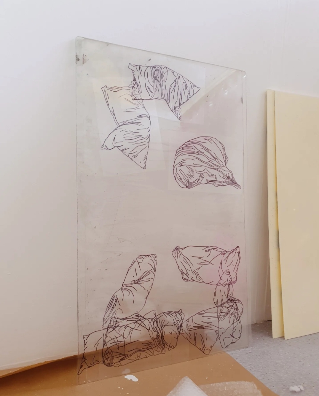 Pillow line drawings: to be continued…